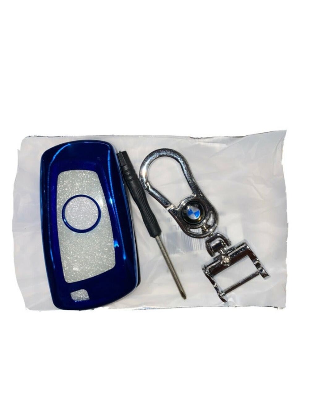 BMW Key Fob Cover & Keychain, Model A